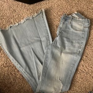 Light Wash Bell bottom jeans